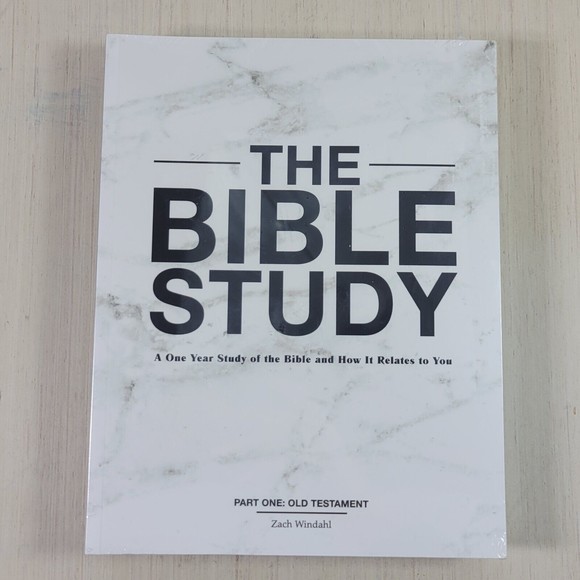 The Bible Study Books Parts One & Two New & Old Testament by Zach Windahl Sealed - Picture 1 of 7